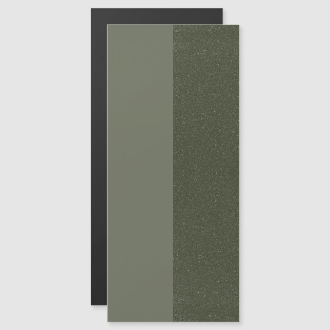 Moss Green Dual-Texture Magnetic Card – Customize (Front/Back)