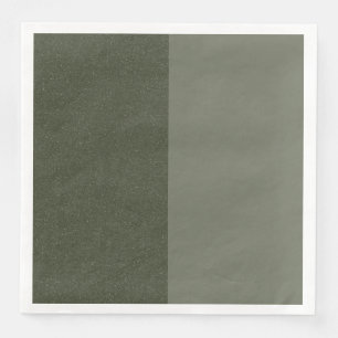 Moss Green Dual Texture Party Napkin – Customize
