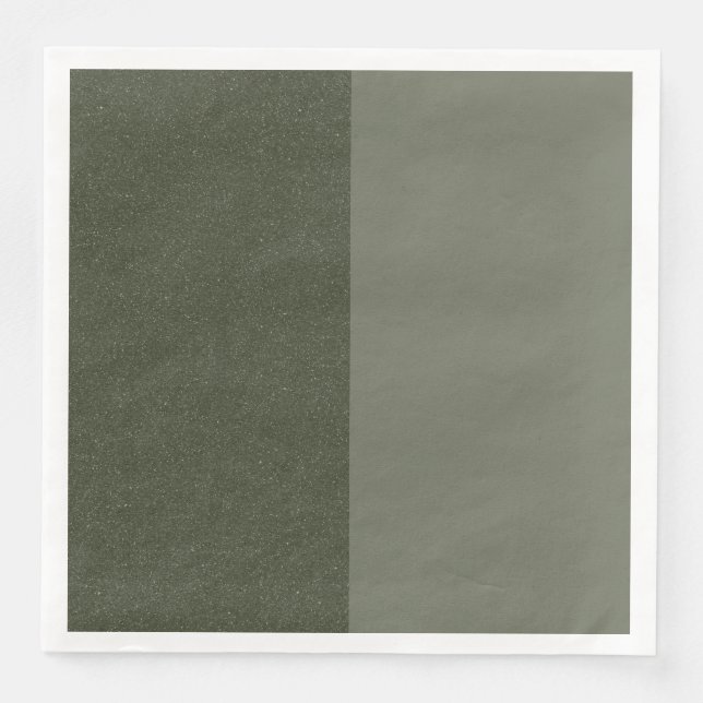 Moss Green Dual Texture Party Napkin – Customize (Front)