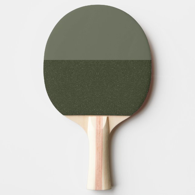 Moss Green Dual-Tone Ping Pong Paddle – Customize (Front)