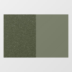 Moss Green Duo Texture Window Cling – Customizable