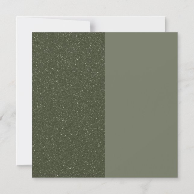 Moss Green Duo Thin Magnetic Card – Customizable (Front)