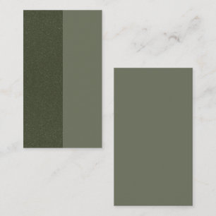 Moss Green Duo-Tone Custom Referral Card