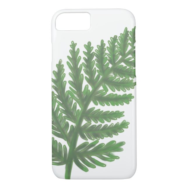 Moss Green Fern Case-Mate iPhone Case (Back)