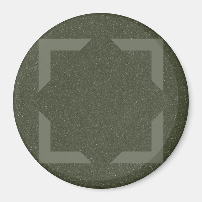 Moss Green Frame Arrow Magnet (Front)