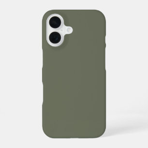 Moss Green iPhone 16 Coque personnalisable