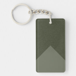 Moss Green Mountain Acrylic Keychain – Customize