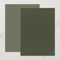 Moss Green Noise Flat Save the Date – Customizable