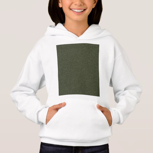 Moss Green Noise Kids Pullover Hoodie – Customize (Front)