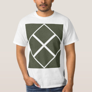 Moss Green Noise Pattern T-Shirt
