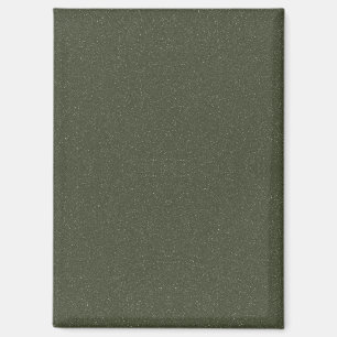Moss Green Noise Texture Custom Magnet
