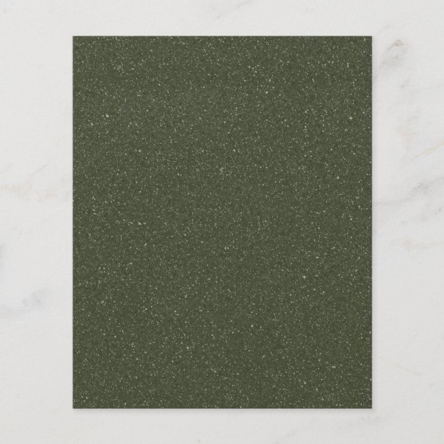 Moss Green Noise Texture Full Background Flyer (Front)
