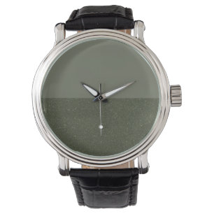 Moss Green Split eWatch – Modern Minimal Design Watch