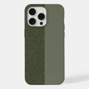 Moss Green Split iPhone 15 Pro Max Case (Custom)