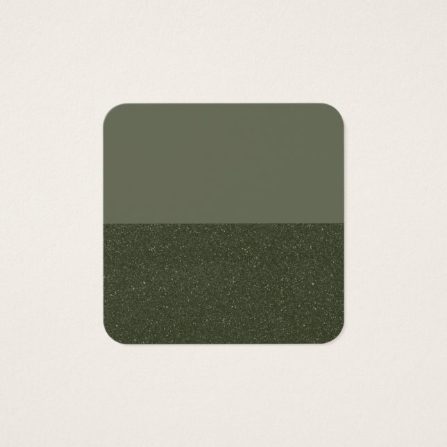Moss Green Split Profile Card – Custom (Front)