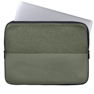 Moss Green Split Texture Laptop Sleeve – Customize