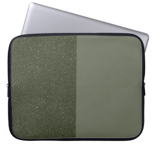 Moss Green Split Texture Laptop Sleeve – Customize