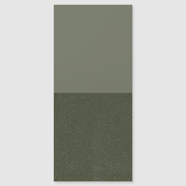 Moss Green Split-Texture Magnetic Card – Customize (Front)
