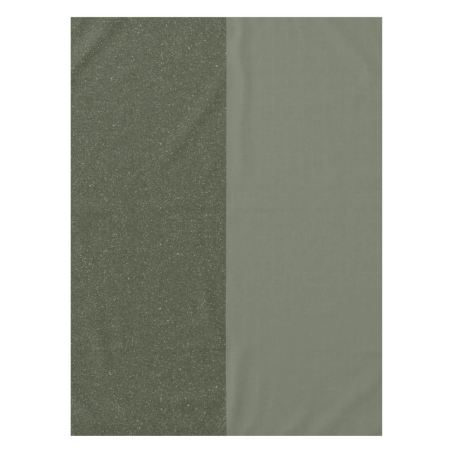 Moss Green Split Texture Tablecloth – Customizable (Front)