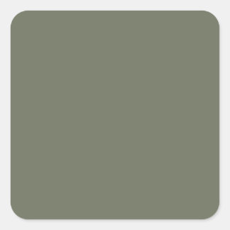 Moss Green Square Custom Sticker