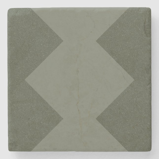 Moss Green Stone Coaster (Front)