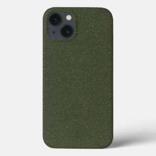 Moss Green Texture iPhone 13 Coque - Personnalisab
