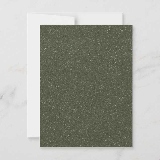 Moss Green Texture Thin Magnetic Card – Customize (Front)