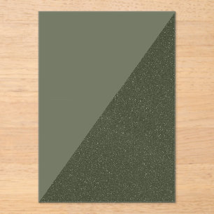 Moss Green Textured Acrylic Invite Acrylic Invitations