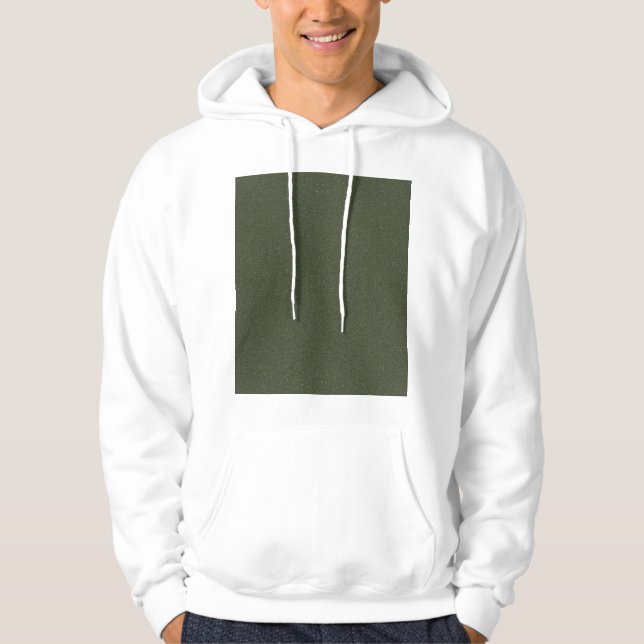 Moss Green Textured Hoodie Design – Customizable (Front)