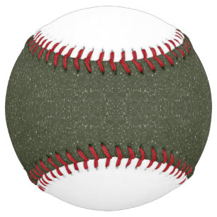 Moss Green Textured Softball with White Panels