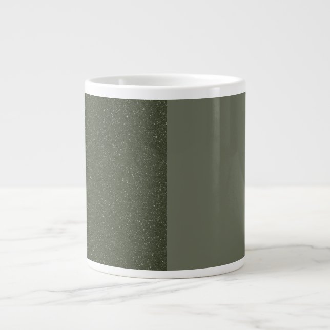 Moss Green Two-Tone Custom Mug (Front)