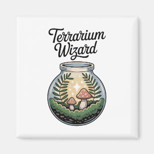 Moss Jar Plant Terrarium Building Lover Magnet