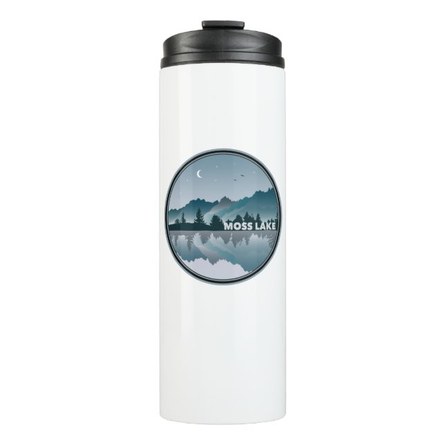 Moss Lake North Carolina Reflection Thermal Tumbler (Front)