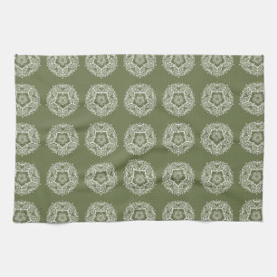 Moss Mandala Kitchen Towel