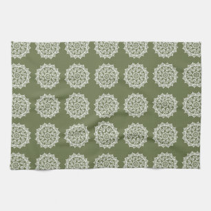 Moss Mandala Kitchen Towel