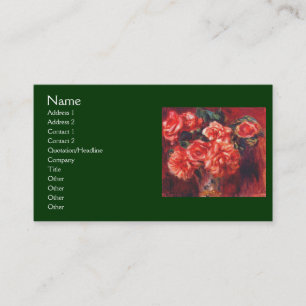 Moss Roses by Renoir Business Card