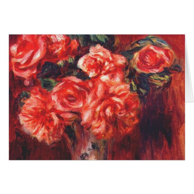 Moss Roses par Renoir (Devant horizontal)