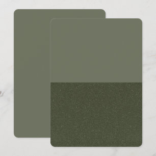 Moss Vert Deux Tons Enregistrer La Carte Date - Pe