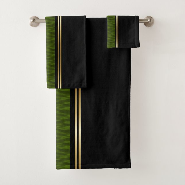 Moss Water Bath Towel Set (Insitu)