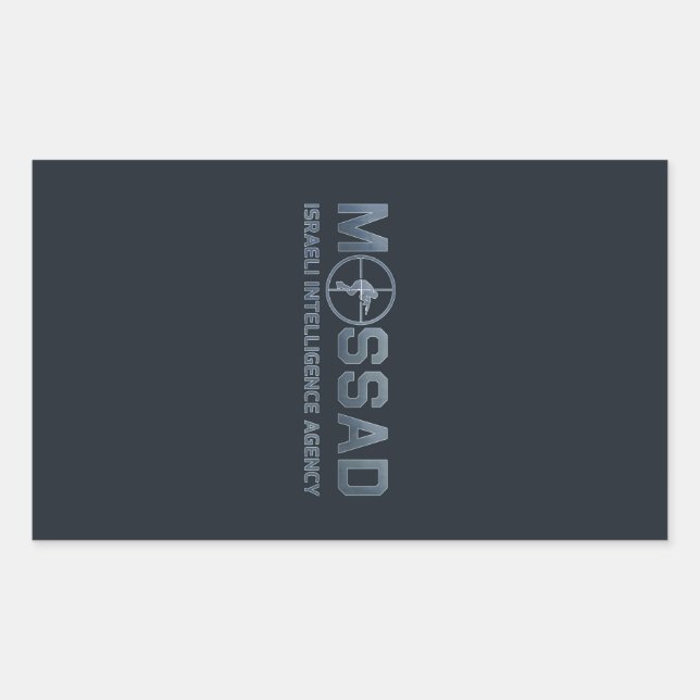 Mossad - Israeli Intelligence Agency - Scope Sticker (Front)