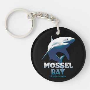 Mossel Bay Great White Shark Scuba Diving Keychain