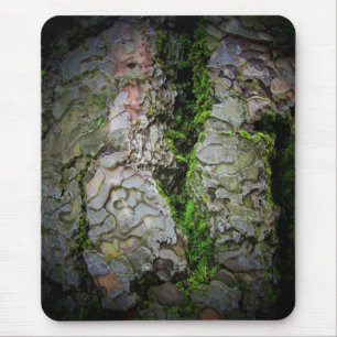 Mossy Bark by djoneill Mouse Pad