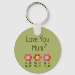 MOSSY BLOOM - Floral Key Ring Mother's Day