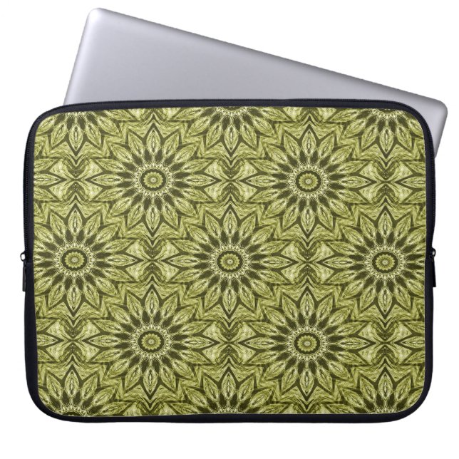 Mossy  Flowerz.... Laptop Sleeve (Front)