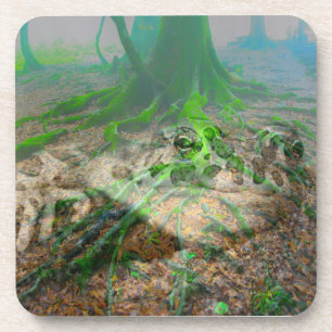 Mossy Frog Coaster