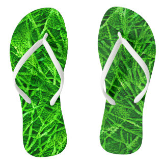 Mossy Grass  Flip Flops