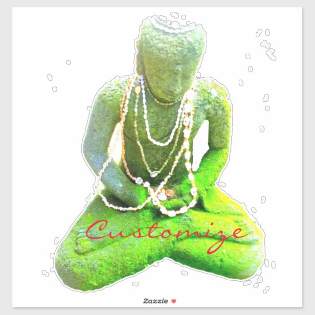 Mossy Green Buddha Meditating Thunder_Cove (Sheet)
