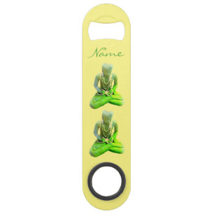 Mossy Green Buddha Meditating Thunder_Cove Bar Key