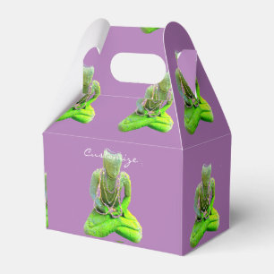 Mossy Green Buddha Meditating Thunder_Cove Favor Box
