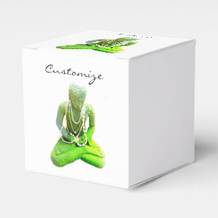 Mossy Green Buddha Meditating Thunder_Cove Favor Box